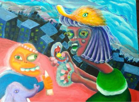 雞如此類 - 手繪作品