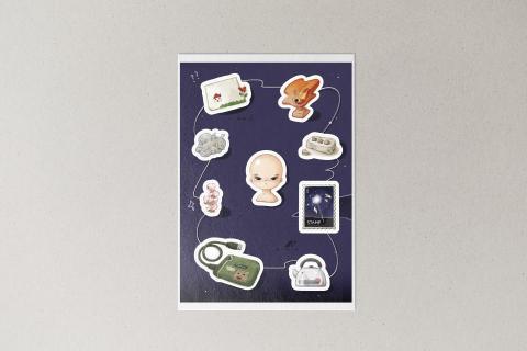 謝謝小日  _  個人設計所 - 【 平面設計 / 插畫 】貼紙 _ 電繪 謝謝小日  _  個人設計所 - 【 平面設計 / 插畫 】貼紙 _ 電繪