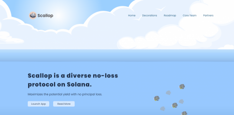 Scallop - Scallop landing page.