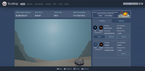 Scallop - Scallop Dapp.