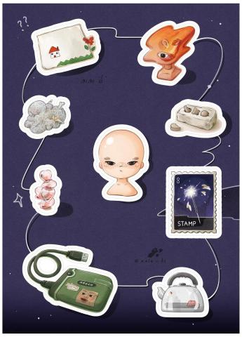 謝謝小日  _  個人設計所 - 【 平面設計 / 插畫 】貼紙 _ 電繪 謝謝小日  _  個人設計所 - 【 平面設計 / 插畫 】貼紙 _ 電繪