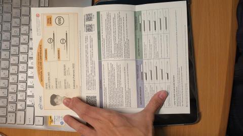 廖建惟 - 多益分數