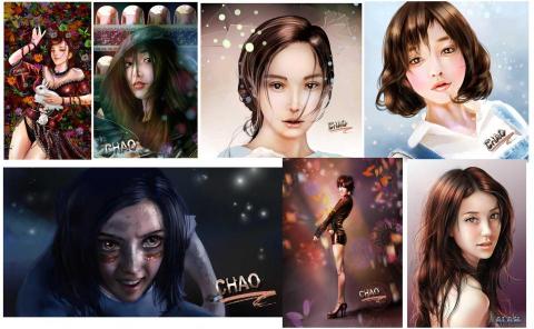 Lin Alam - 人像繪製設計(2)