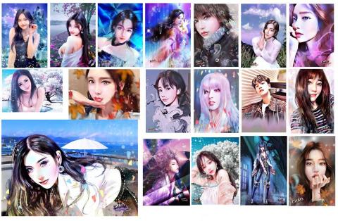 Lin Alam - 人像繪製設計(1)