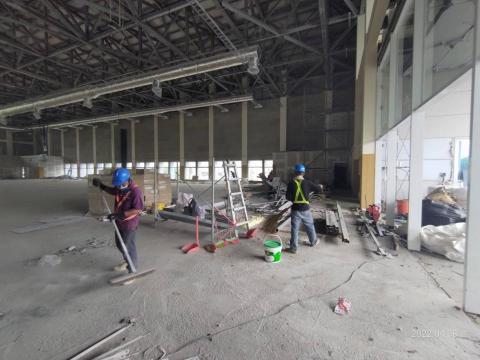 紘宇工程行 - 室內球場環境整理及物料搬運