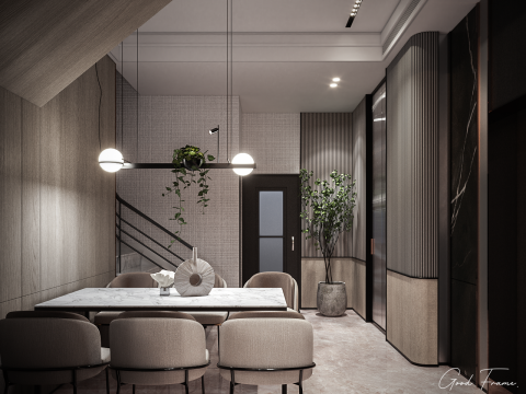 砌日設計 - 【緻所】

那些在線條及沉黑中閃爍的星辰，漫撒整個空間，在每個角落布下足跡，繫起點點的生活餘溫