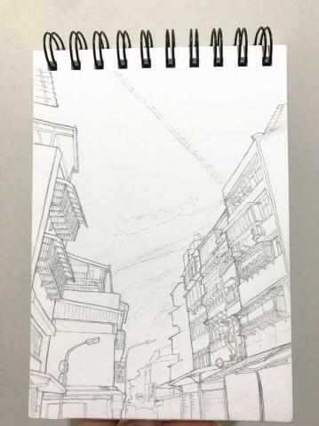 Lily Hsu - Way to home-鉛筆速寫