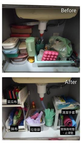 凱西整理收納師 - 廚房櫃子打開總是混成一團？分類分區擺放非常清爽