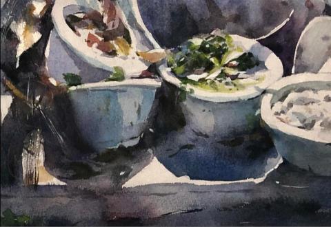 艾靚 - 《光》2020/水彩/8K