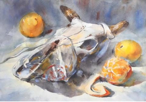 艾靚 - 水彩考題練習/2021/4K