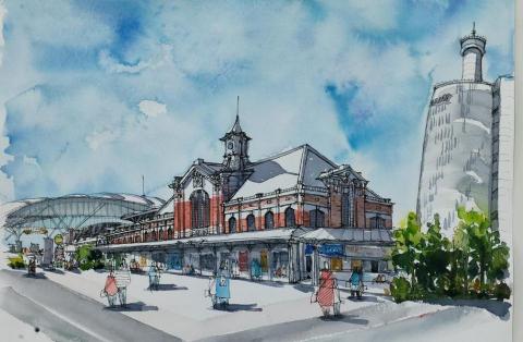 君畫室 - 水彩速寫