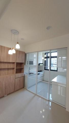 意福室內裝修 - 簡約純風廚房餐櫃規劃