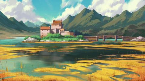 Chiaku - 電腦繪圖-風景臨摹