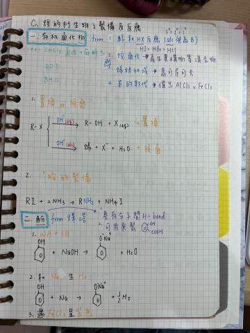 林廷蓉🌟國中理化、高中化學🌟 - 高中有機化學整理筆記