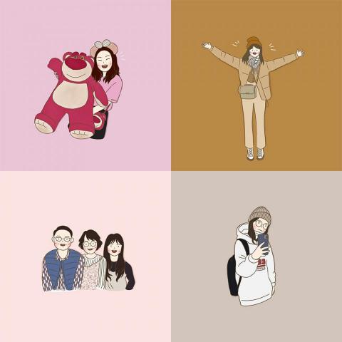 拾柒工作室 - ｜似顏繪｜