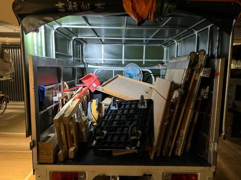 大叔阿漢貨運行 - 裝潢公司工具運送，新莊➡️新竹