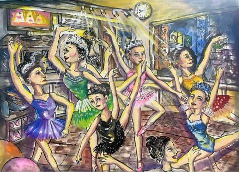 黛飾萍藝工作室 - 國小水彩創作