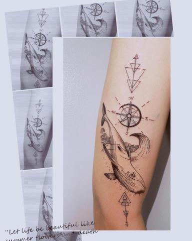 Arik - ?黑白刺青 設計? Arik - ?黑白刺青 設計?