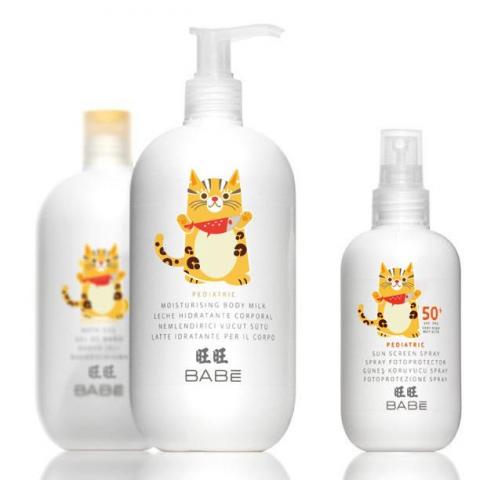 張啟聖 - 嬰兒保養品包裝與視覺設計(虛擬製作).