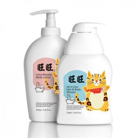 張啟聖 - 嬰兒保養品包裝與視覺設計(虛擬製作).