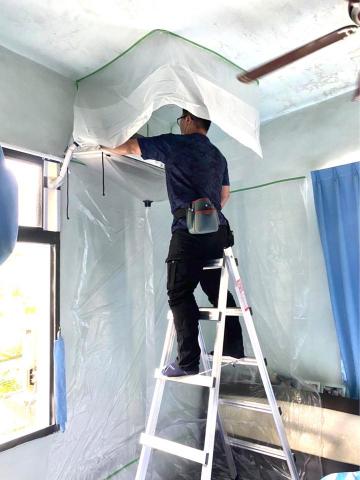 蔡宗熹個人小貨車貨運行（鑫旭） - 造橋-大金分離式空調清洗