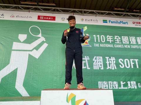 馮子瑜 - 110全國運動會單打金牌