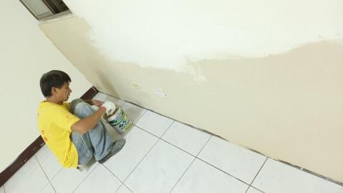 賴先生 - 攪拌油漆