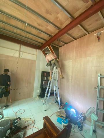 欣富實業社 - 結構施工中間加強2分板