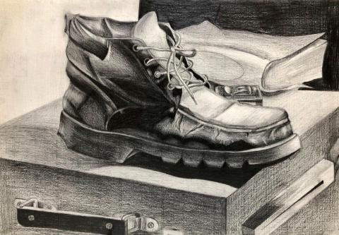 一張紙 ⦂ 平面設計|各類文字服務 - 素描作品2 一張紙 ⦂ 平面設計|各類文字服務 - 素描作品2