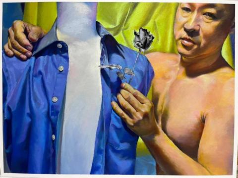 柯衍吉 - 油性粉彩、紙板