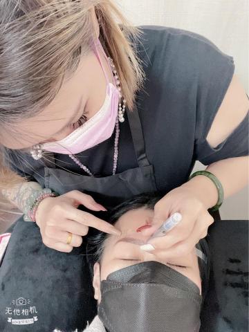 美妍甜心玩美女人 - 美妍甜心玩美女人-妍蓁老師霧眉前置操作中