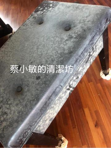敏的清潔工作坊 - 皮革琴椅佈滿黴菌！
