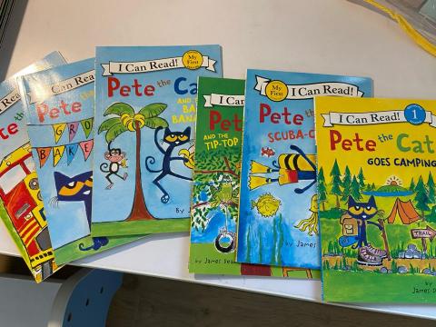 李文心 - Pete the Cat 有趣的皮皮貓很受小朋友歡迎喔！