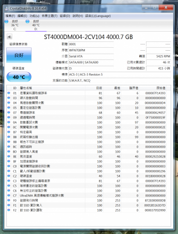 Joey Huang - 硬碟狀況判定