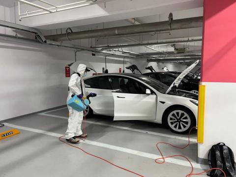 經緯度環境保護有限公司 - 滅菌消毒-車內滅菌