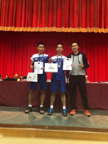 李威霆 - 全國城市盃羽球錦標賽第二名