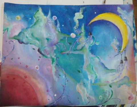 TONG TONG❤️STUDIO ART🎨 - 亞克力 參加木顏包包裝封面設計(畫板)