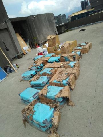 嘉澤滅鼠封堵防治工程 - 倉庫白蟻腐蝕木箱 嘉澤滅鼠封堵防治工程 - 倉庫白蟻腐蝕木箱