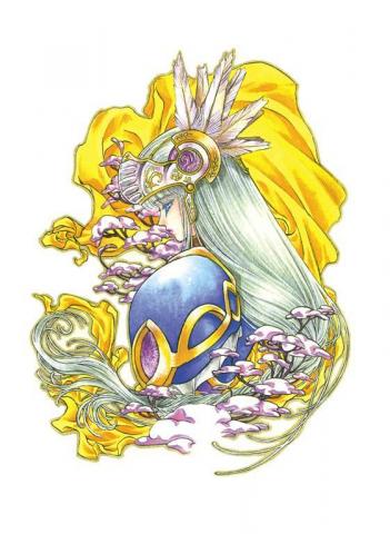 Ling &bull; 凌 - 女神戰記

剛退伍的隔一年，因為任職於電玩情報雜誌社的友人媒介，陸續接繪了好些期的電玩情報誌封面。
其中的《女神戰記》封面因為頗有好評，後來還合作了攻略本系列插圖；另外還由友人出資印製了插圖明信片組。

繪於-200011-12月間