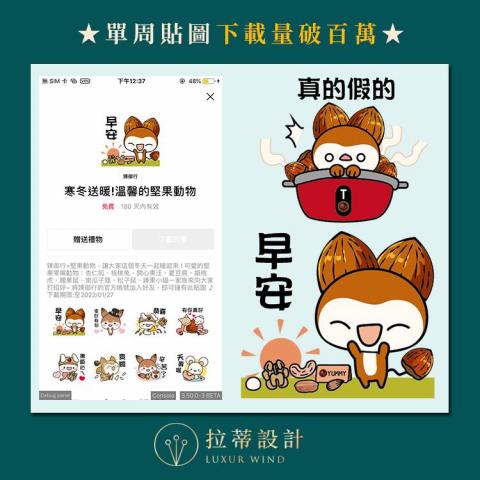 拉蒂設計 Luxurwid.Design - 吉祥物設計.LuxurWind
