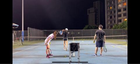 TRIGGER 網球教學 - 雙人課程｜定點正拍練習