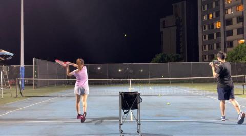 TRIGGER 網球教學 - 雙人課程｜定點正拍練習