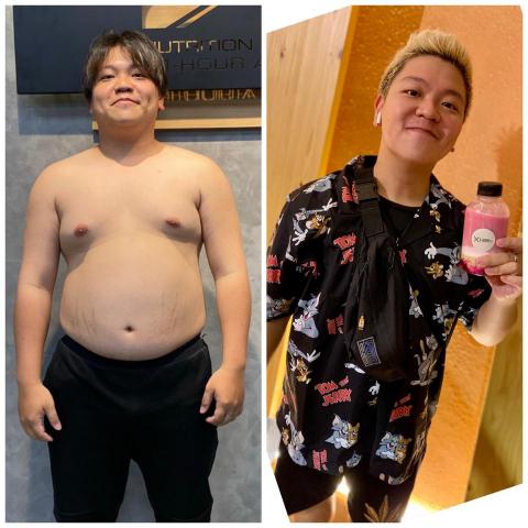 娜娜教練 - 娜娜的學員 魷魚 兩個半月減重15公斤