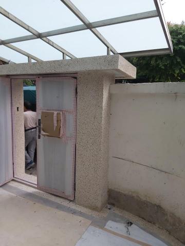 雲開工程行 - 大門口抿石子。