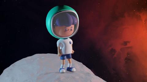 劉怡伶 - 男主角外太空