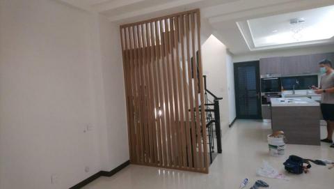 禾藝室內裝修 - 格柵  原木皮