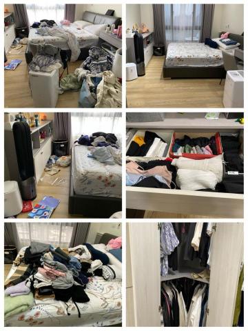 收納整理職人  晴兒 - ｛臥室｝
衣服的家是衣櫥
床是人睡覺時身體的家
都需要放在對的地方
