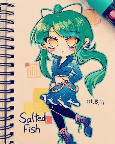 saltedfish - 丙烯麥克筆 A5大小