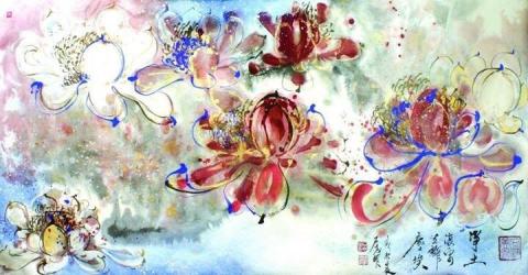 石志明 - 岩彩畫全開