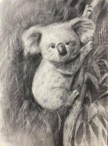 石志明 - 上課示範作品，考大學示範，學生錄取台灣藝術大學！